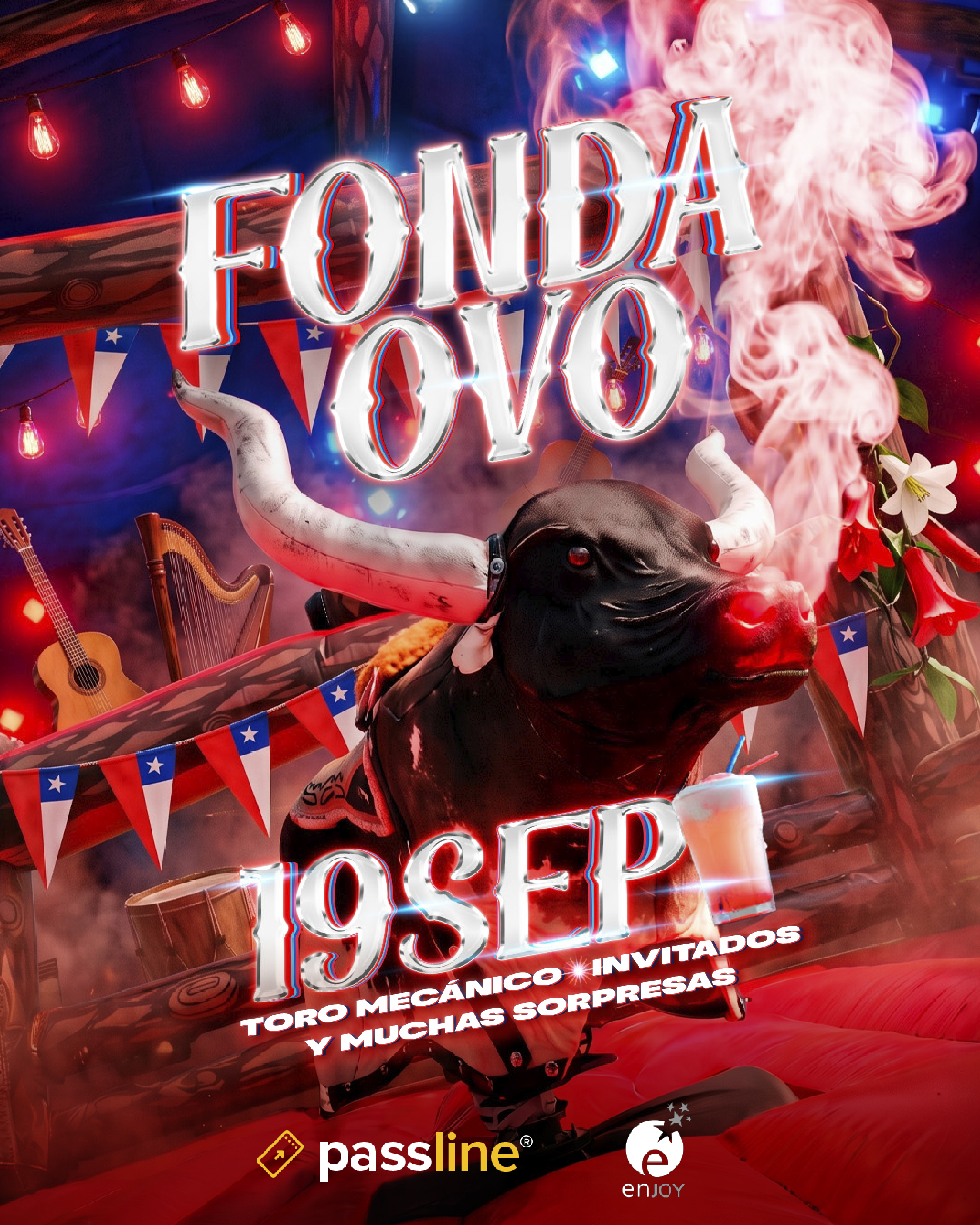 Fonda OVO Toro Mecánico Sábado 19 Septiembre
